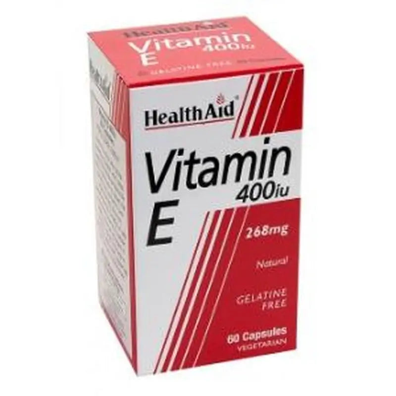 Health Aid Vitamin E 400Ui Natural 60Vcap.