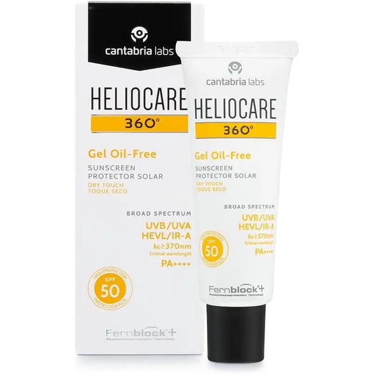 Heliocare 360° Oil-Free Sun and Facial Gel SPF 50+, 50 ml