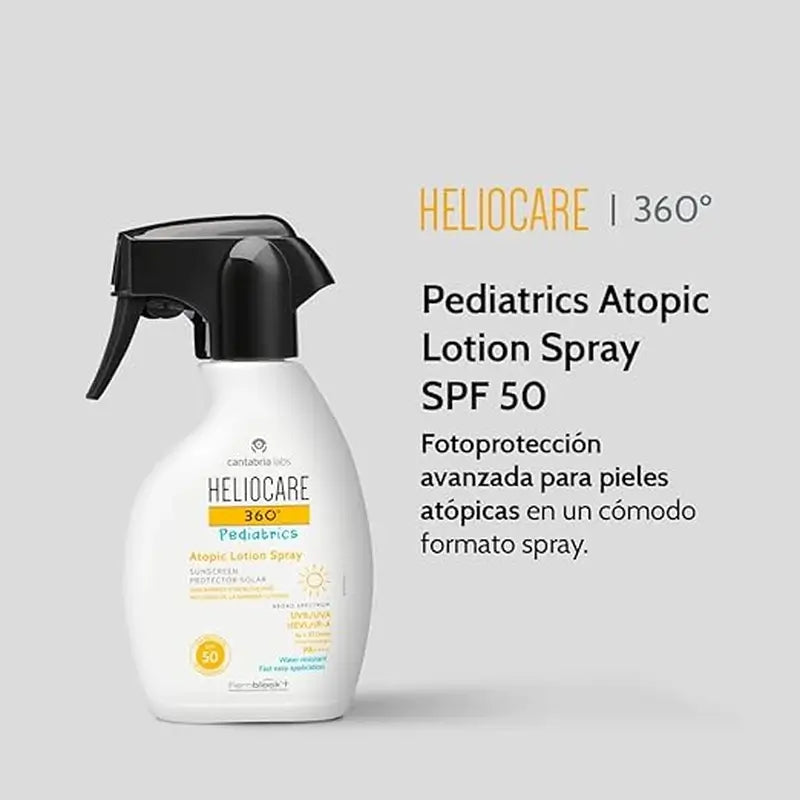Heliocare 360º Pack Pediatric Mineral 50Ml + Atopic Pistol 250Ml
