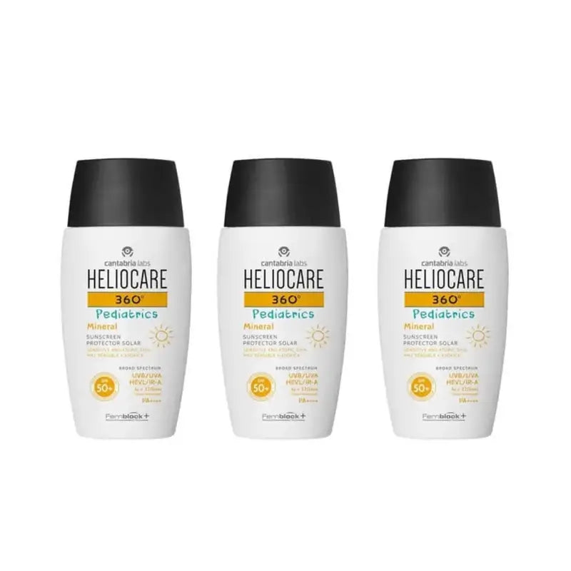 Heliocare 360° Pediatrics Mineral Spf 50+, 3X50 Ml