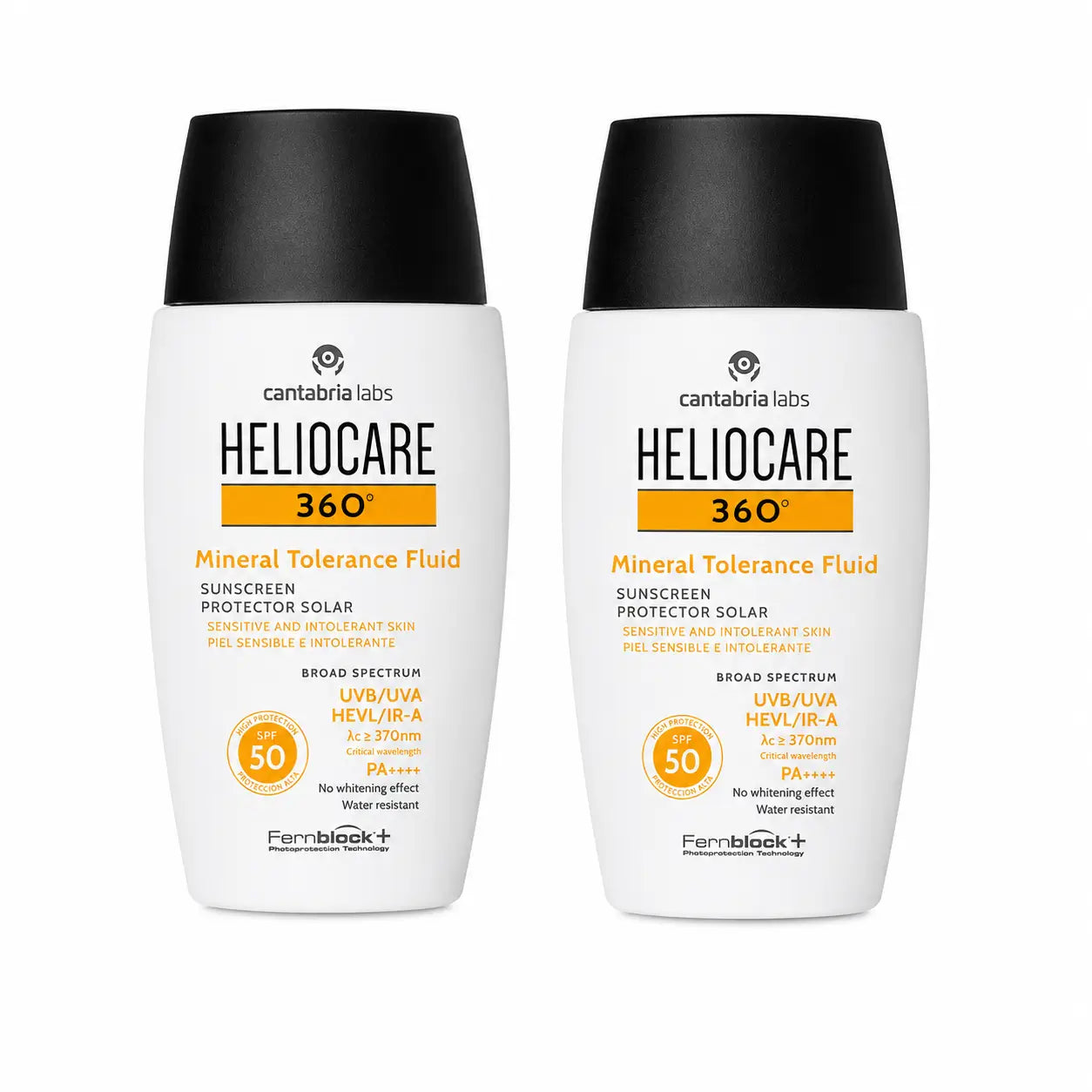 Heliocare Duplo 360º Mineral Tolerance Fluid Spf50, 2X50 Ml