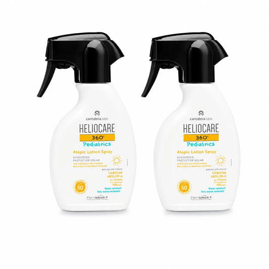 Heliocare Duplo 360º Pediatrics Atopic Lotion Spray Spf50 , 2X250 Ml