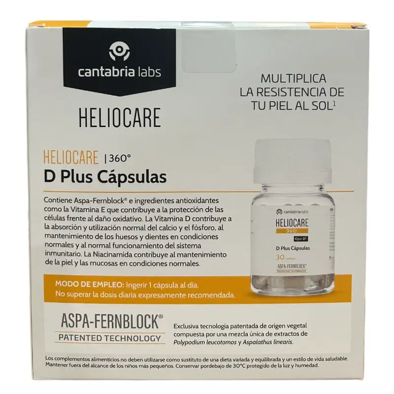Heliocare Pack 360 D Plus, 2x30 capsules