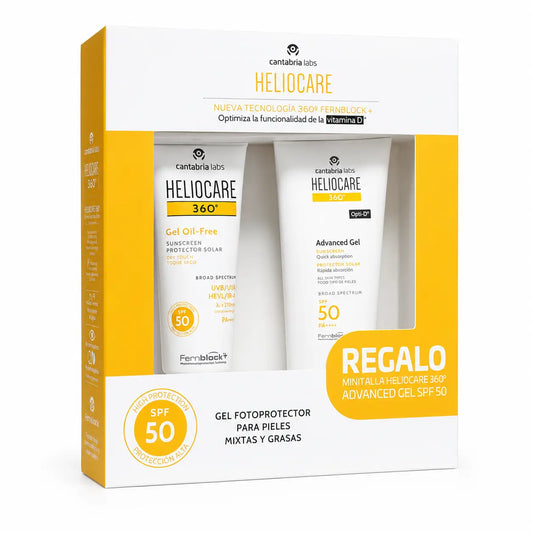 Heliocare Pack 360 Gel Of Spf50 + Minitalla 360 Advance Gel, 150 ml