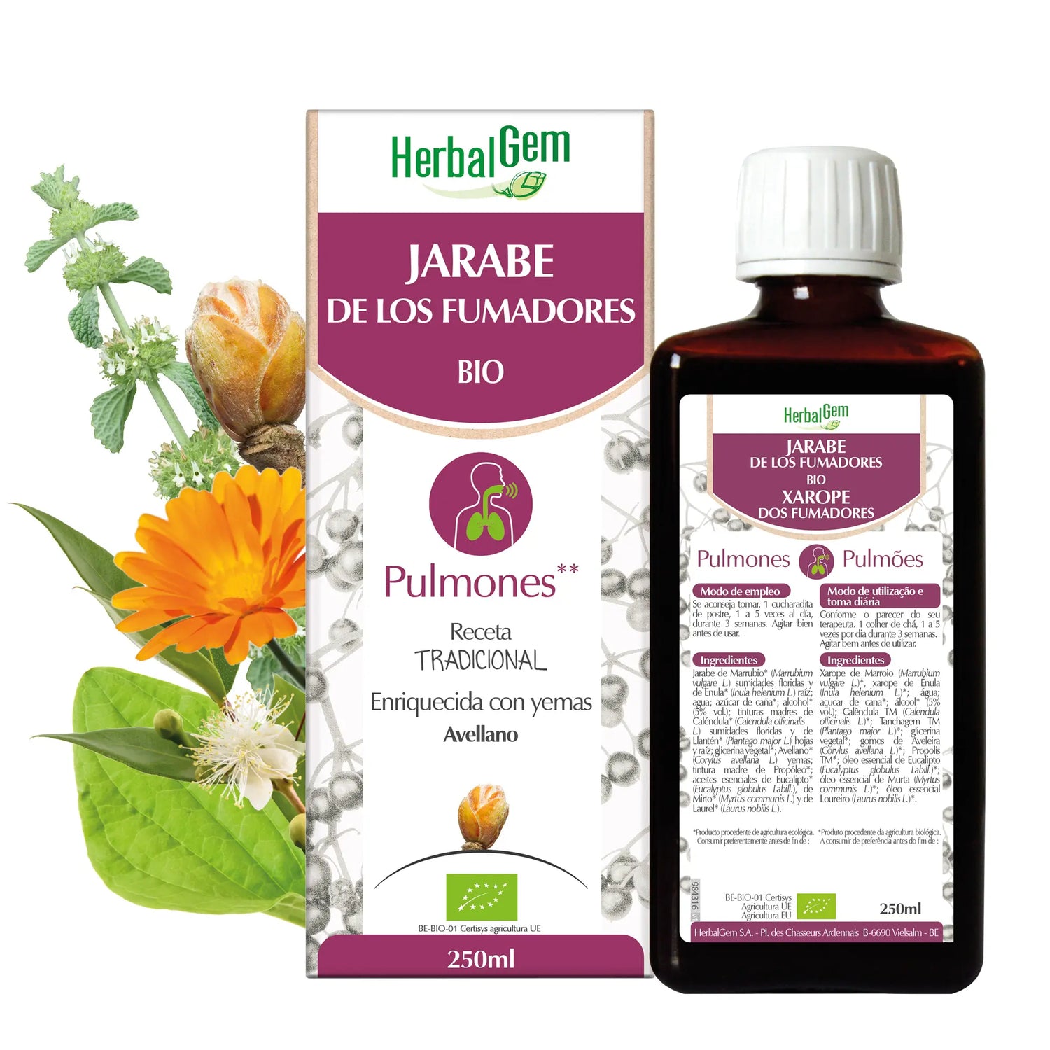 Herbalgem Smokers Syrup 250 ml