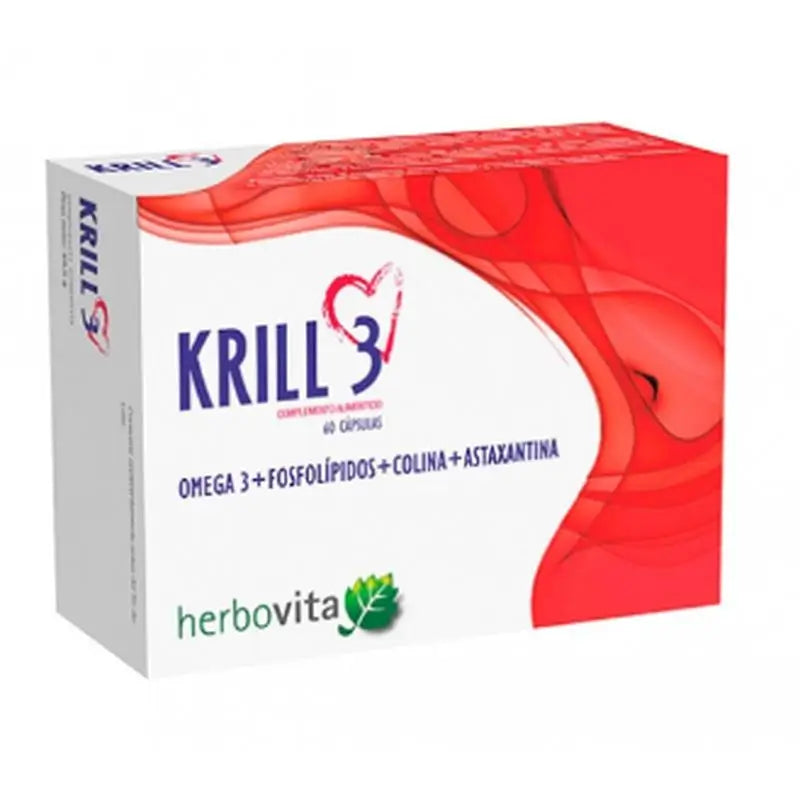Herbovita Krill3 , 60 capsules