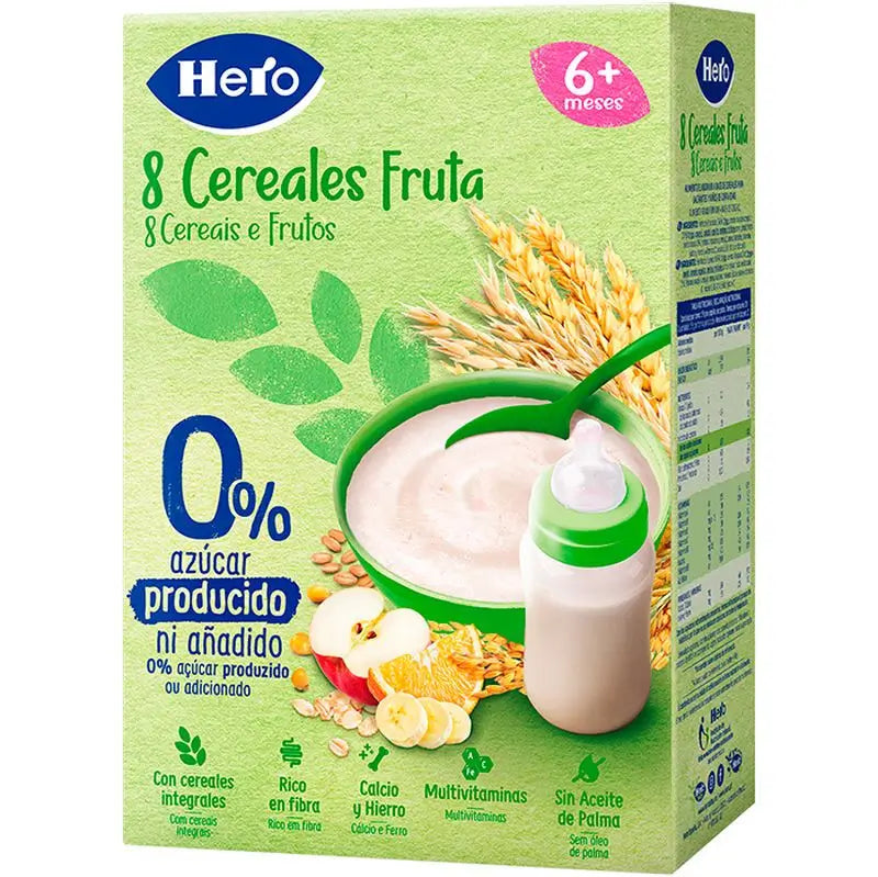 Hero Baby Cereal 8 Cereals with Fruit Cereal 340G