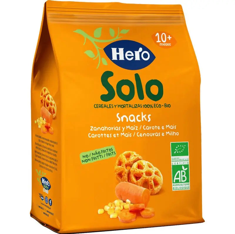 Hero Baby Snacks Carrot & Corn Only 40G
