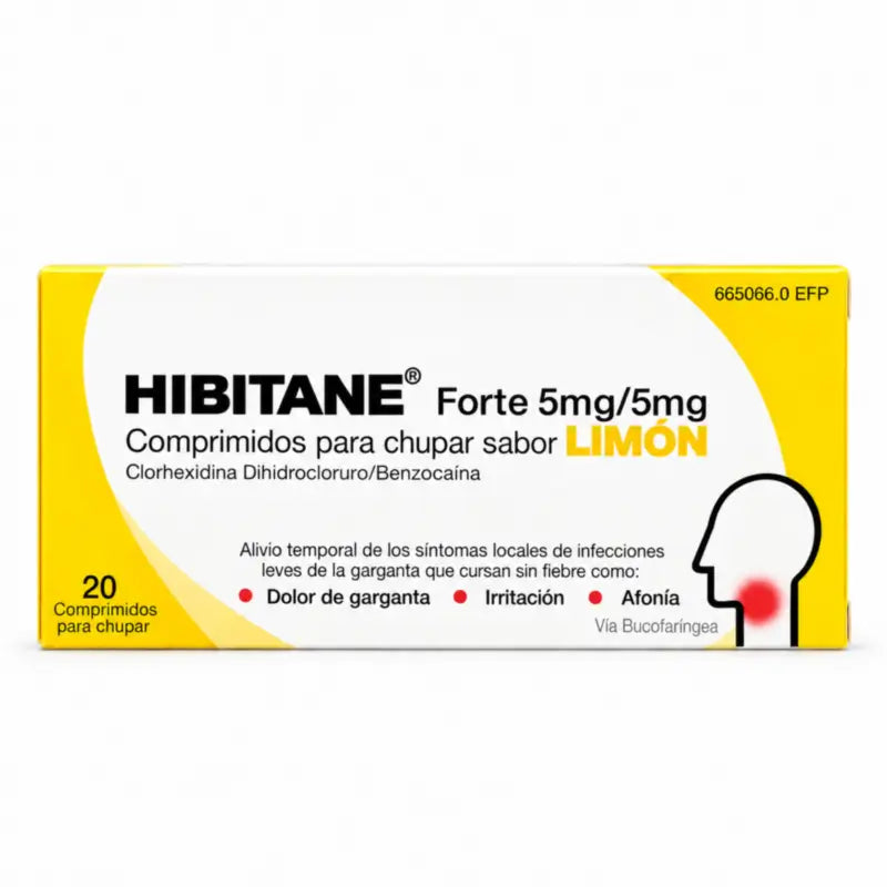 Hibitane Forte Lemon 20 Sucking Tablets
