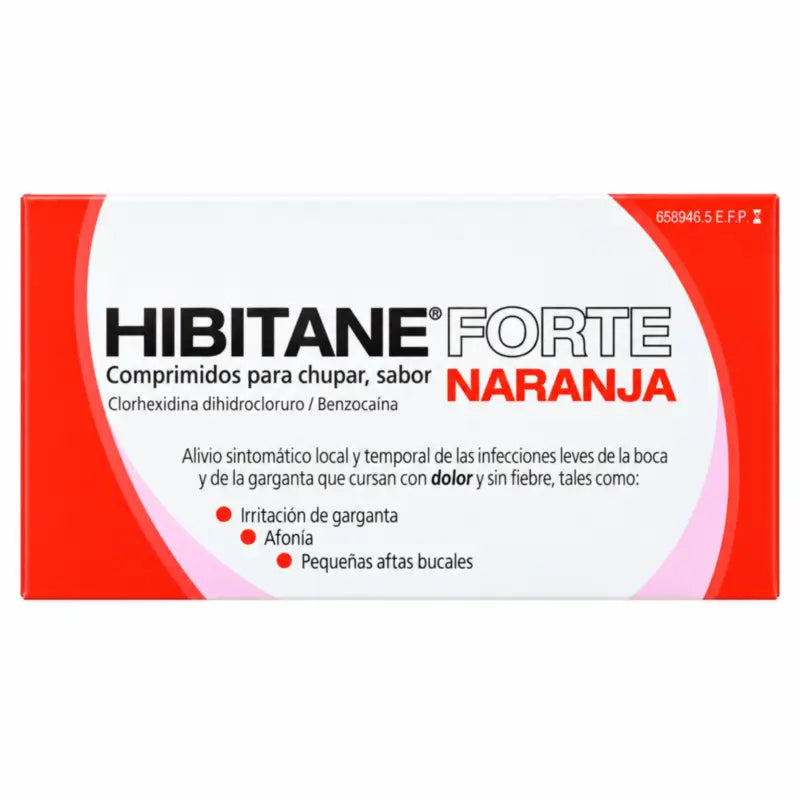 Hibitane Forte Orange 20 Sucking Tablets