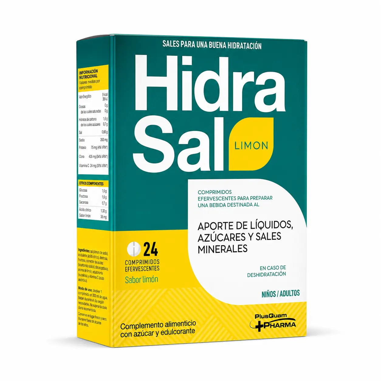 Hidrasal Lemon, 24 tablets