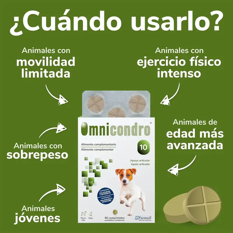 Omnicondro 10 Chondroprotector Dogs 60 tablets