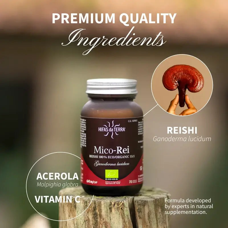 Hyphae Da T Mico-Five Rei Reishi Extract Crystal Jar , 70 capsules