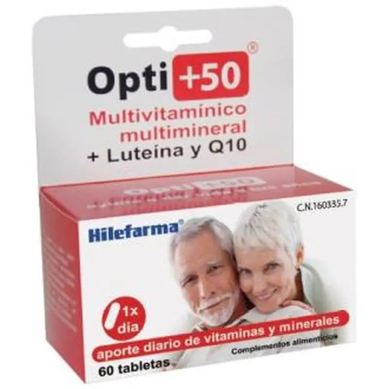 Hilefarma Opti+50 Multivitamin Mineral 60Comp.