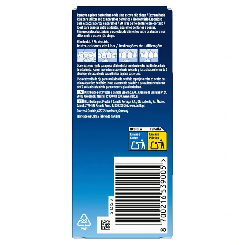 Oral-B Super Floss Dental Floss, 50 pcs.