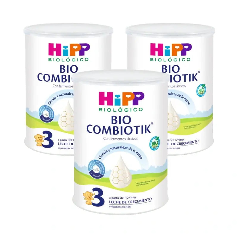 Hipp Combiotik 3, Growing-Up Milk, Pack 3 x 800 g
