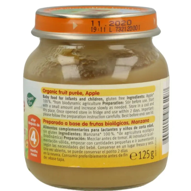 Holle 100% Apple Jar, 6 Pieces