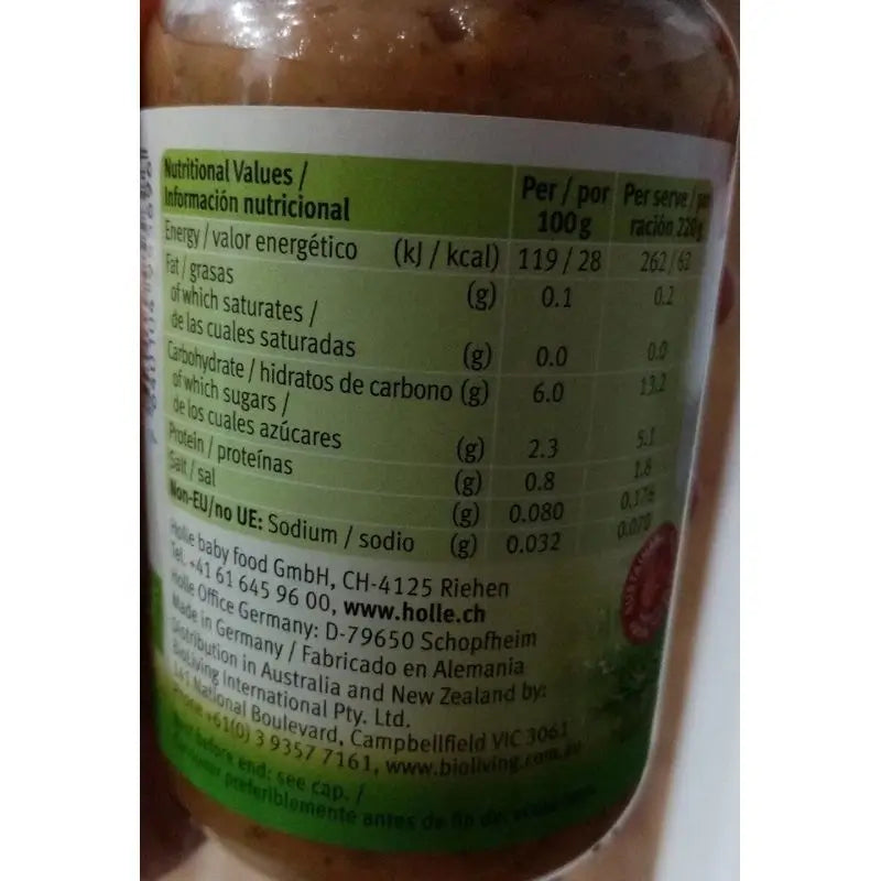 Holle Mixed Vegetable and Rice Jar, 6 units