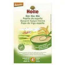 Holle Bio Spelt porridge, from 4 Months onwards