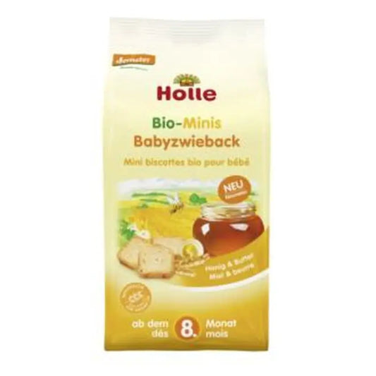 Holle Honey Wheat Biscotti Mini 100Gr. Demeter**