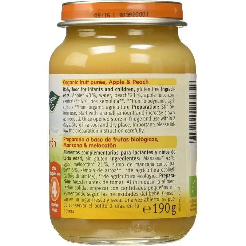 Holle Apple & Peach Jar