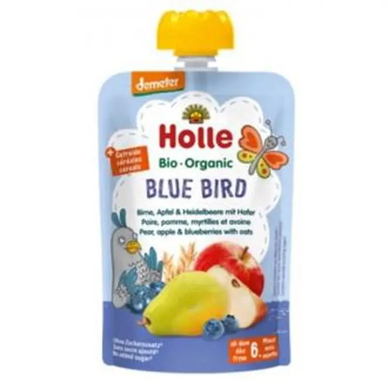 Holle Smoothie Blue Bird Pear-Blueberry 6Months 100Gr Dem
