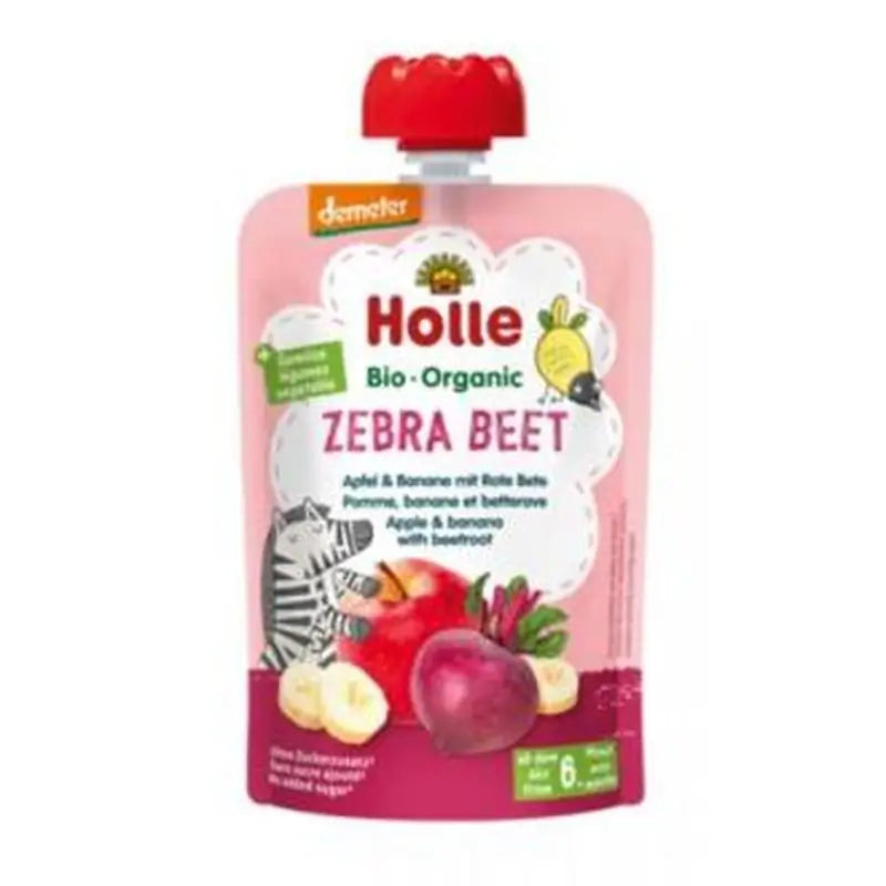 Holle Smoothie Zebra Beet Apple-Beetroot 6Months 100Gr