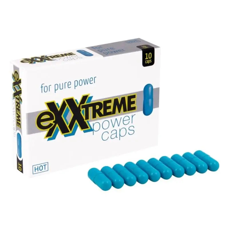Hot Exxtreme Stimulant Capsules, 10 Capsules