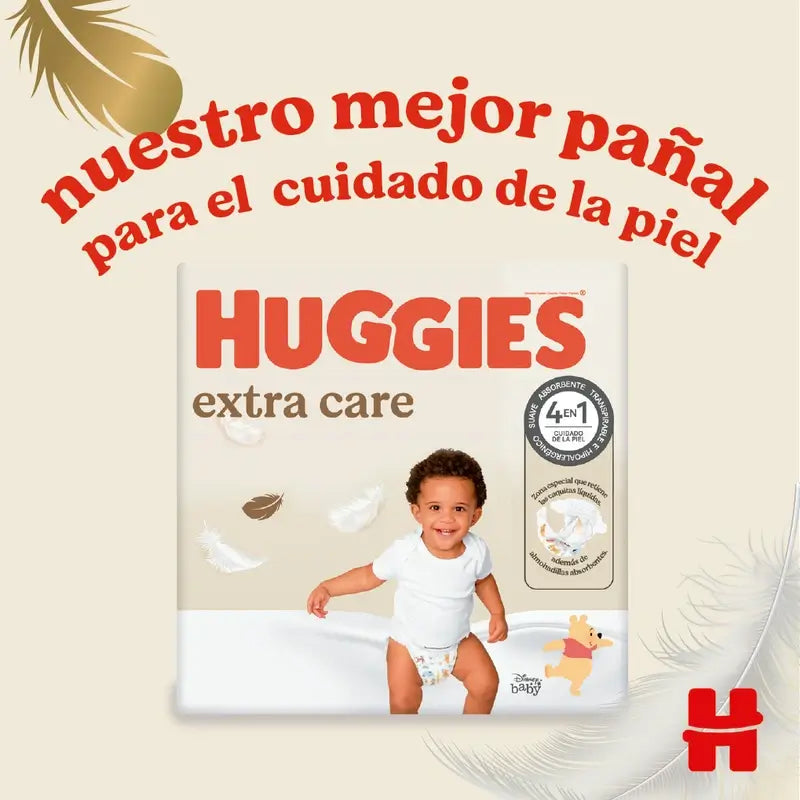 Huggies Extra Care Nappy Size 1 (3-5Kg) , 28 pcs.