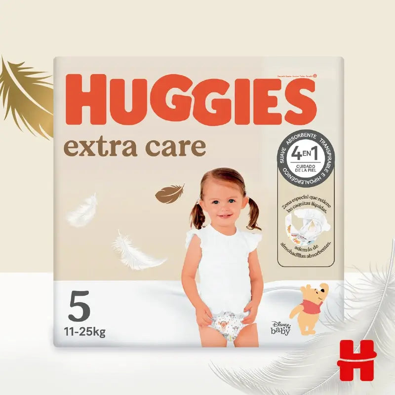 Huggies Extra Care Size 5 (11-25 Kg) Disney Baby Nappy , 66 pieces