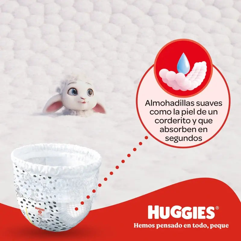 Huggies Little Movers Size 4 (9-14 Kg) Disney Baby Diaper Brief, 120 pcs.