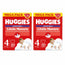 Huggies Little Movers Size 4 (9-14 Kg) Disney Baby Diaper Briefs , 120 pieces, pack 2