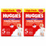 Huggies Little Movers Size 5 (12-17 Kg) Disney Baby Diaper Briefs , 104 pieces, pack 2