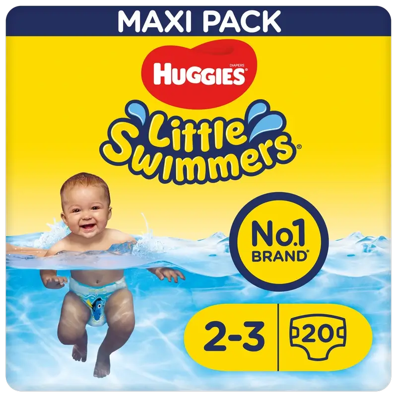 Huggies Little Swimmers Size 2-3 (3–8 kg), Swim Nappies, 20 pieces