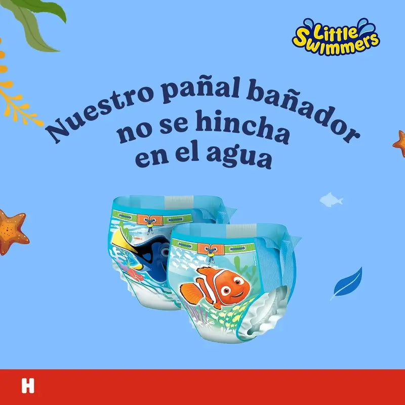 Huggies Little Swimmers Size 3-4 (7–15 kg), Swim Nappies, 20 pieces