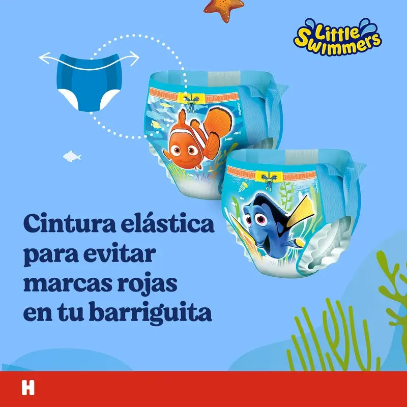 Huggies Little Swimmers Size 3-4 (7–15 kg), Swim Nappies, 20 pieces