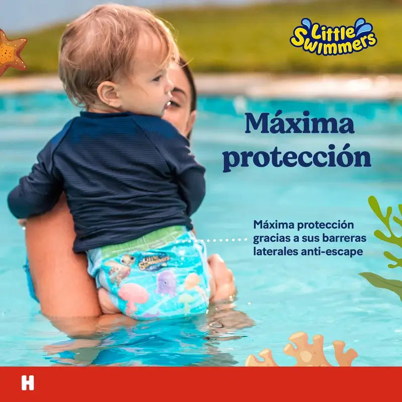 Huggies Little Swimmers Size 5-6 (12–18 kg), Swim Nappies, 11 units