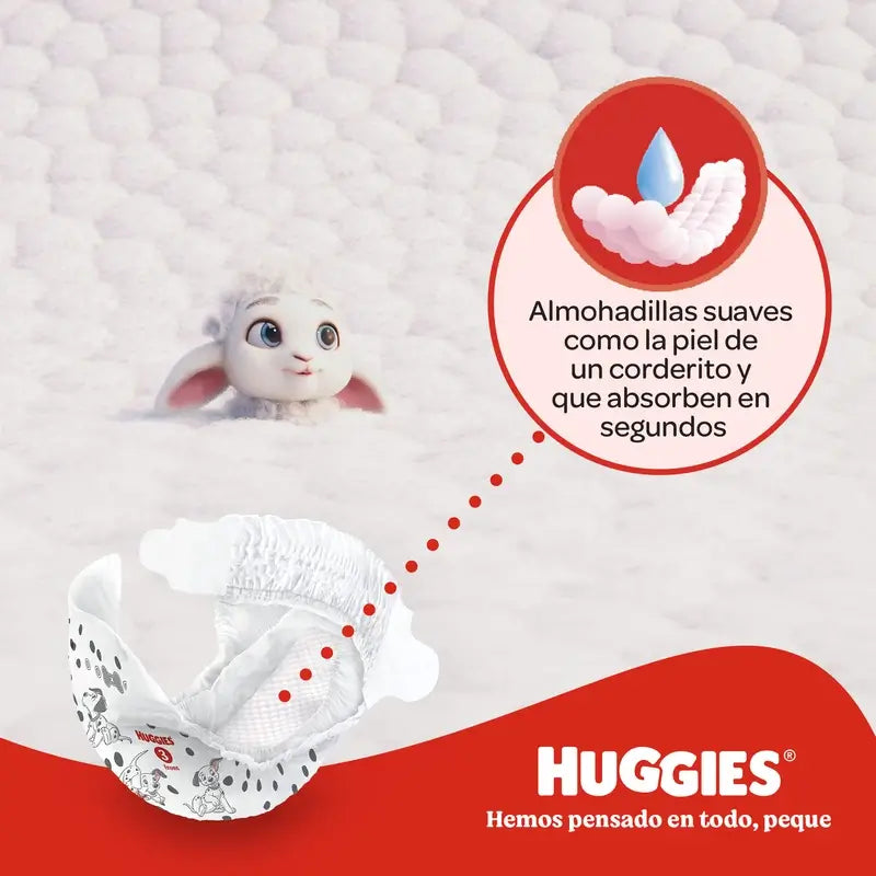 Huggies Little Movers Size 3 (4-9 Kg) Disney Baby Nappy , 168 Units