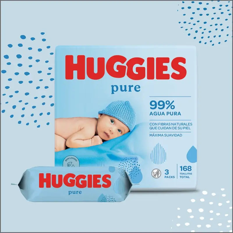 Huggies Pure Wipes , 56 pcs.