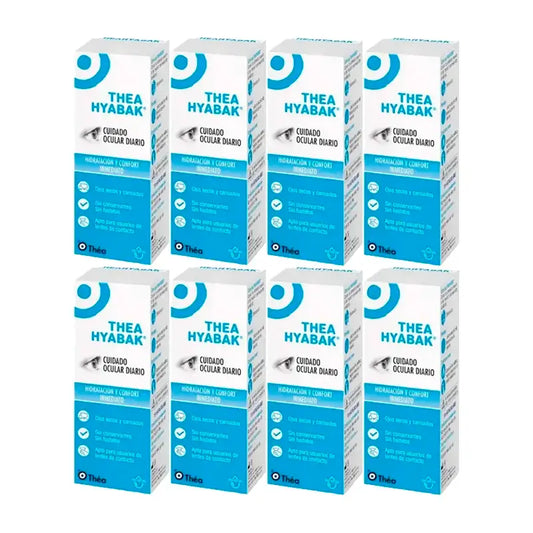 Hyabak Eye Drops Solution, Pack 8 x 10 ml