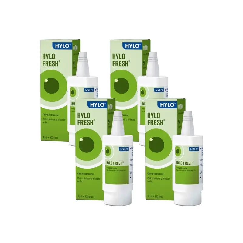 Hylo Fresh Eye Drops 10 ml, Pack of 4