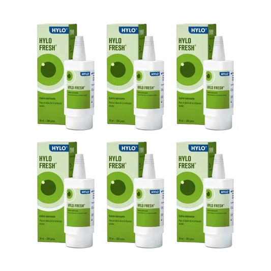 Hylo Fresh Eye Drops 10 ml, Pack of 6
