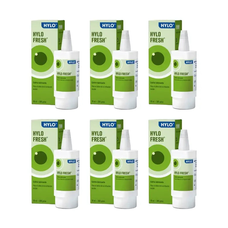 Hylo Fresh Eye Drops 10 ml, Pack of 6