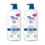 H&S Classic 2 In 1 Shampoo, Pack 2 x 1000 ml