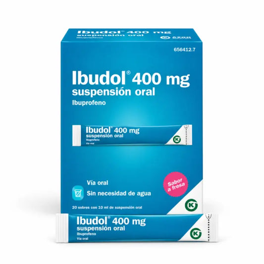 Ibudol 400 mg Oral Suspension, 20 Sachets