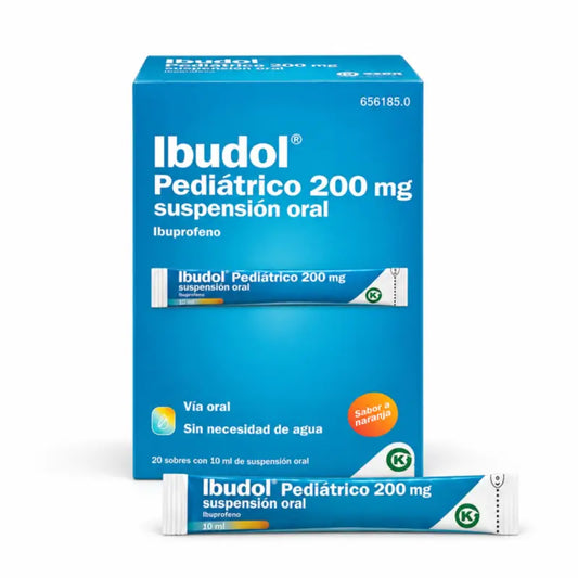 Ibudol Pediatric 200 mg Oral Suspension, 20 Sachets