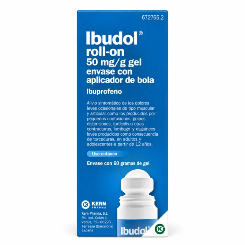 Ibudol Roll-On 50 mg/g Topical Gel 60 g
