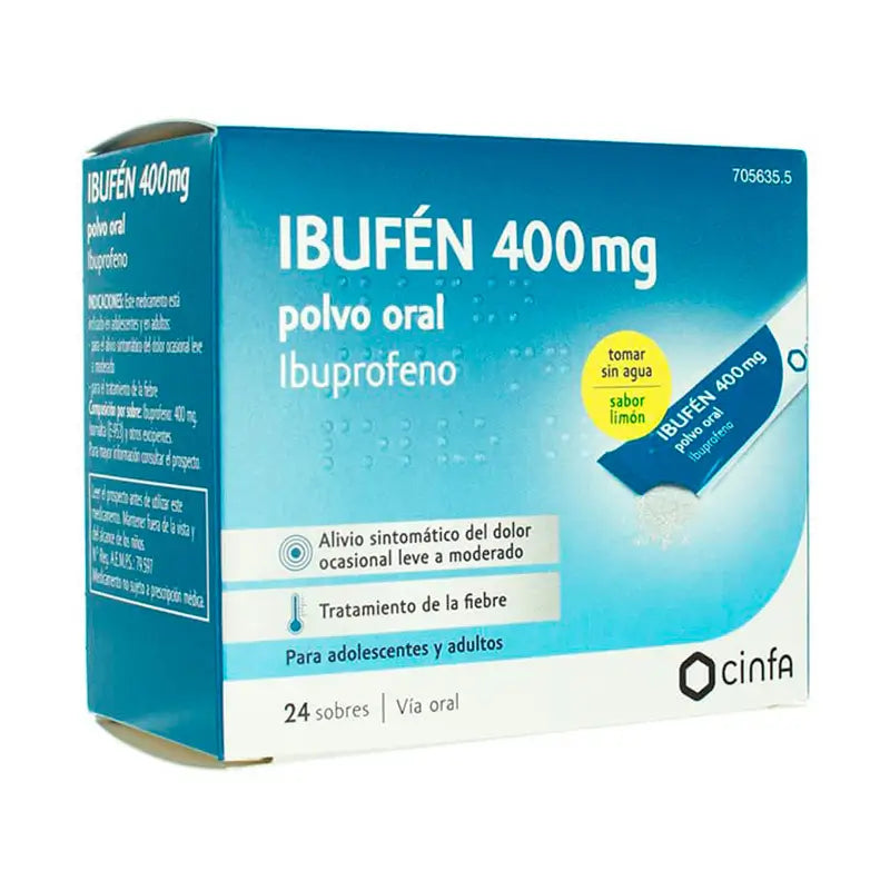 Ibufen 400 mg Oral Powder, 24 Sachets