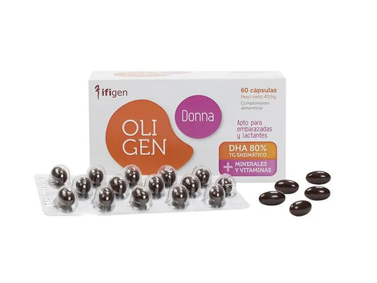 Ifigen Oligen Donna Dha 80% Tg Enzymatic, 60 Capsules