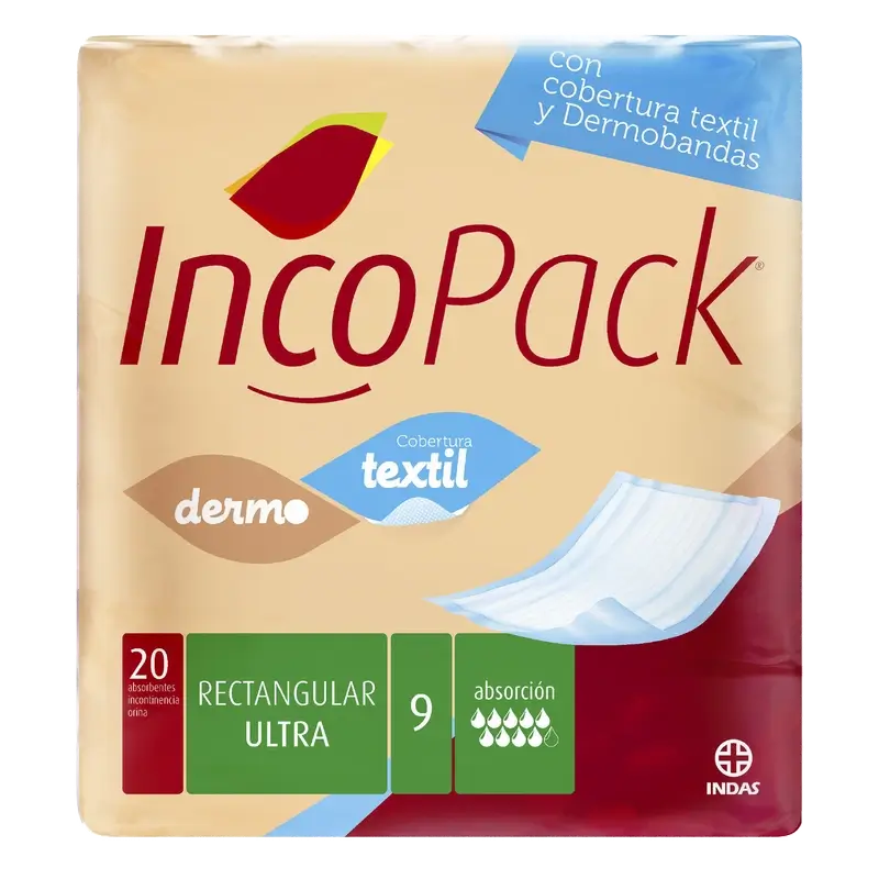 Incopack Absorbent Rectangular Absorbent Pad Ultra Super Night , 80 pcs.